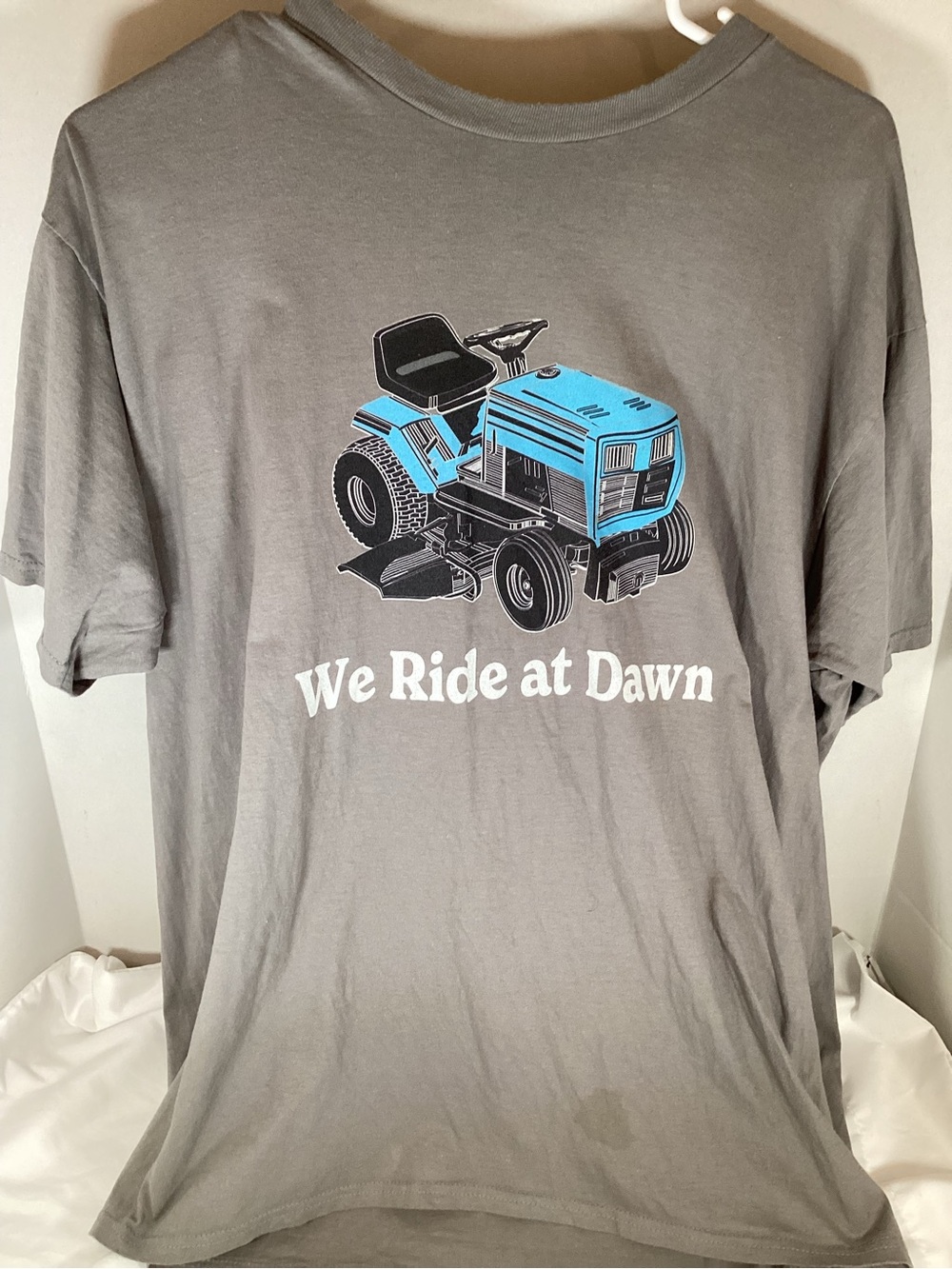 “We Ride at Dawn" Tractor ,T Shirt, Size X Large,